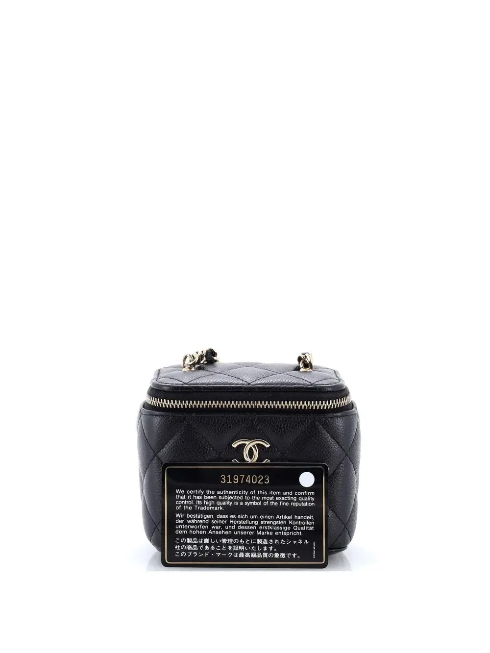 Chanel Tiny Cc Link Vanity Case With #254546C40B